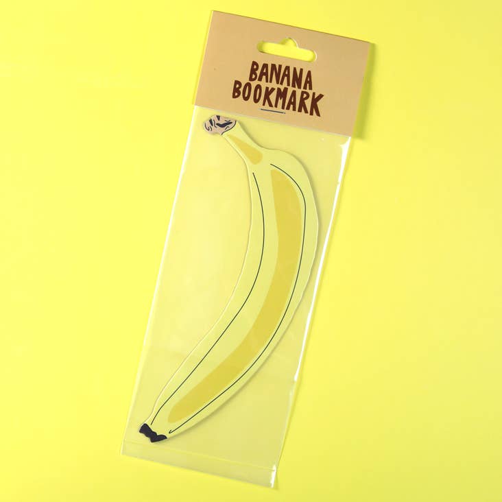 Humdrum Paper - Banana Bookmark (it's die cut!)