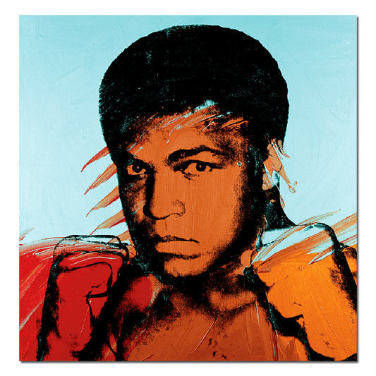 Muhammad Ali by Andy Warhol - Die-Cut Sticker