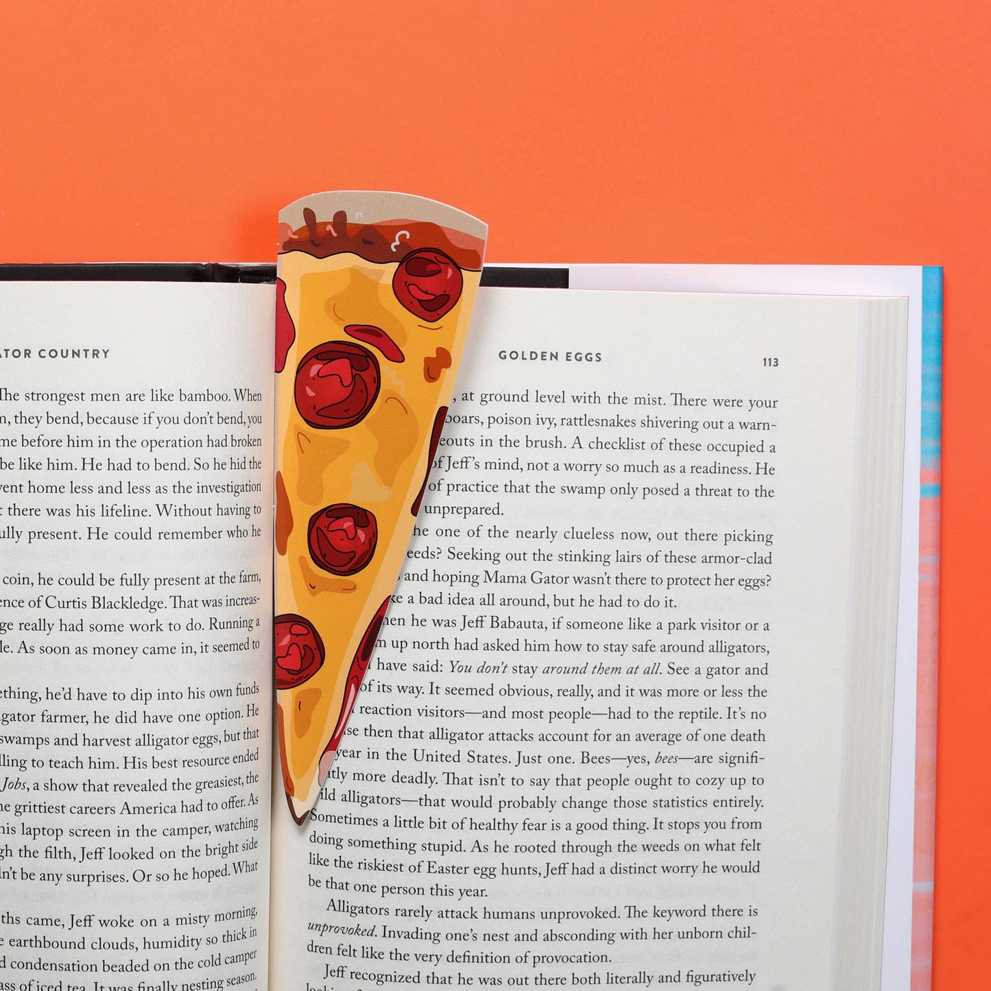 Humdrum Paper - Pepperoni Pizza Bookmark (it's die cut!)