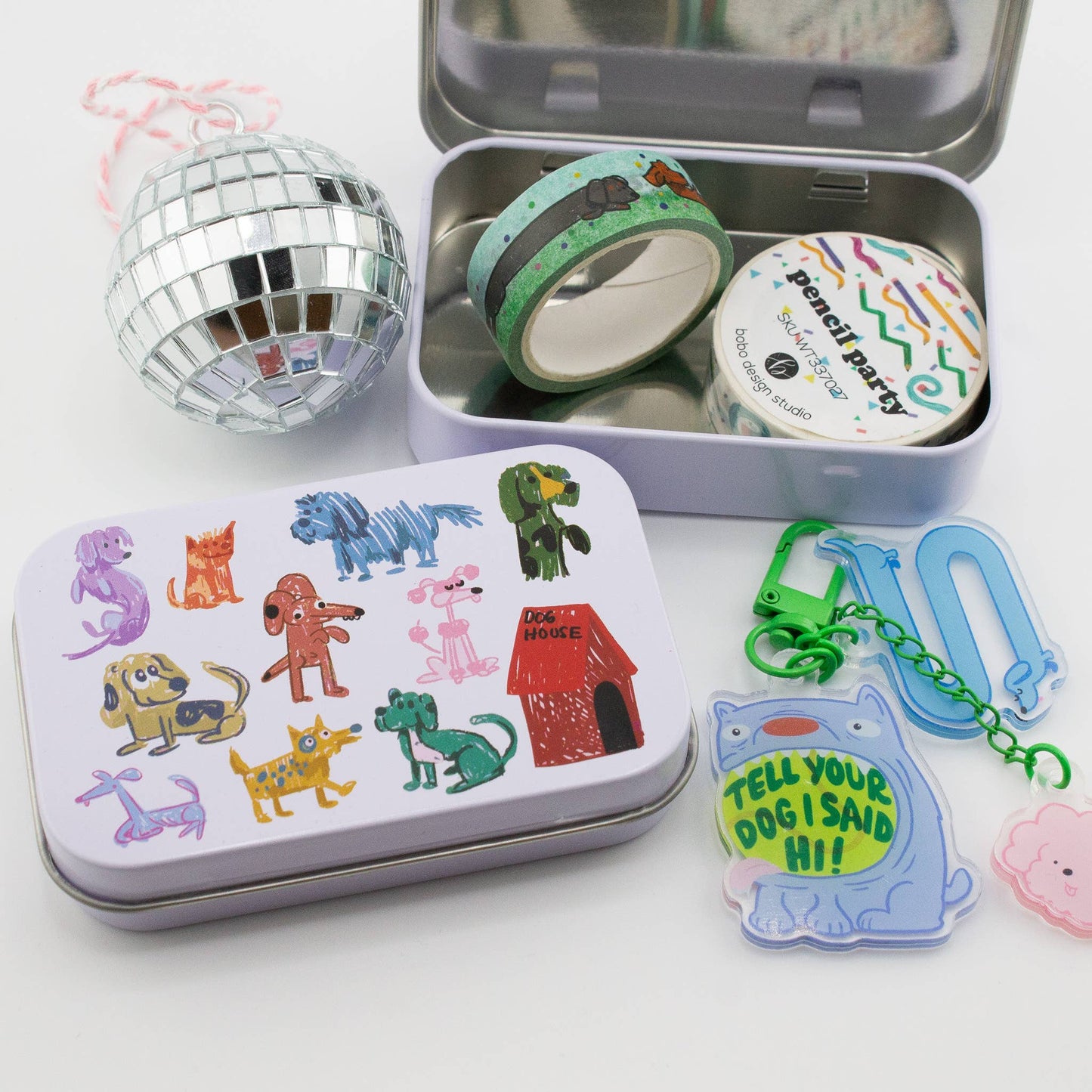 Dog Park- Stationery Trinket Tin