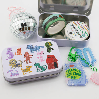 Dog Park- Stationery Trinket Tin