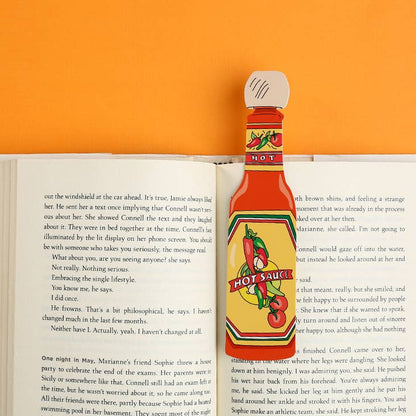 Humdrum Paper - Hot Sauce Bookmark (it's die cut!)