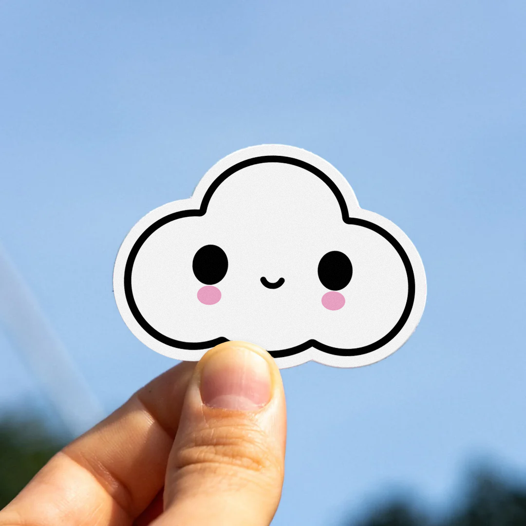 Classic Little Cloud by FriendsWithYou - Die-Cut Sticker