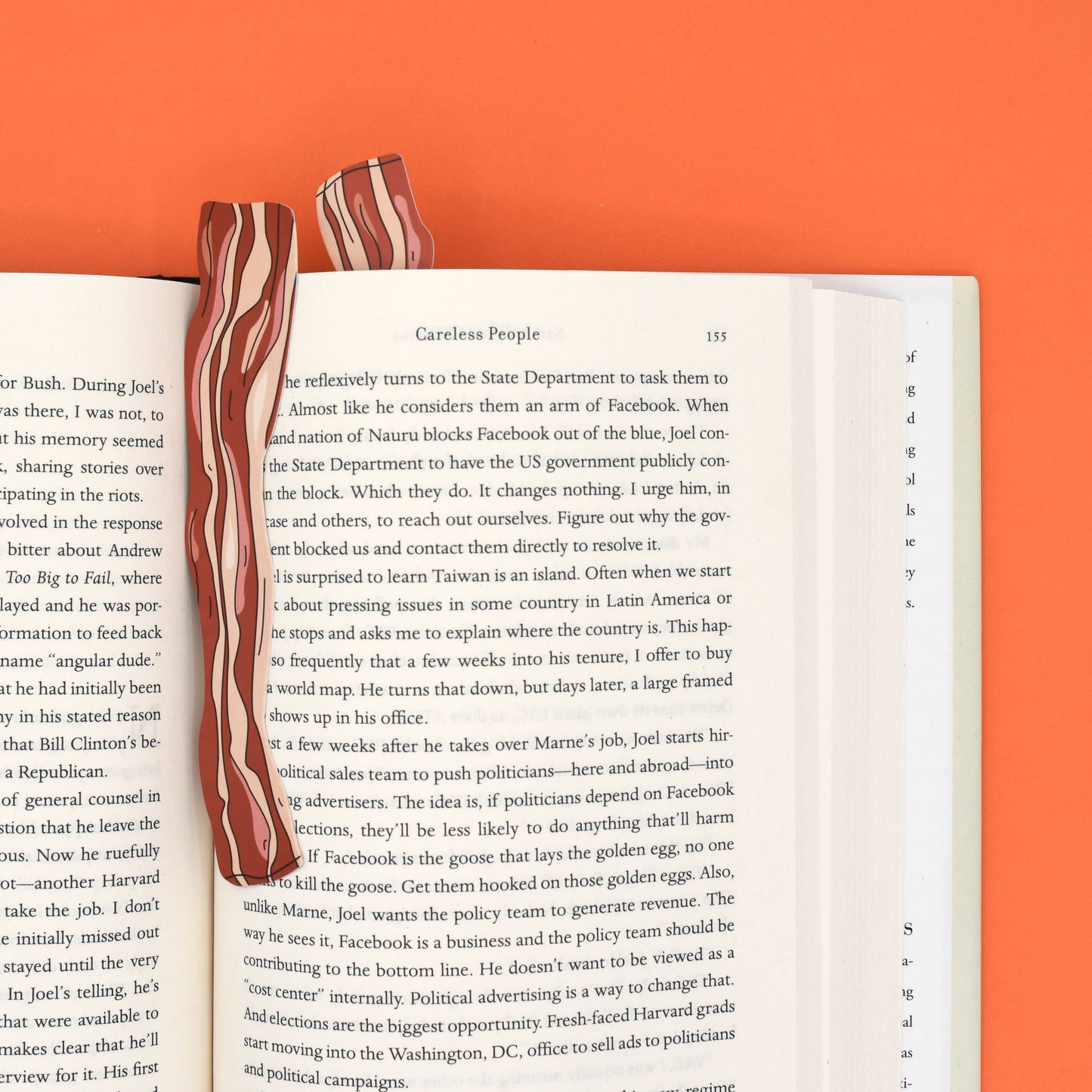 Humdrum Paper - Bacon Bookmarks (they're die cut!)