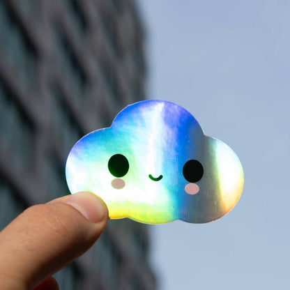 Holo Little Cloud by FriendsWithYou - Die-Cut Sticker