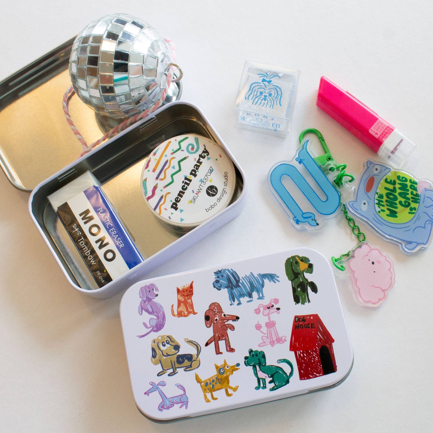 Dog Park- Stationery Trinket Tin