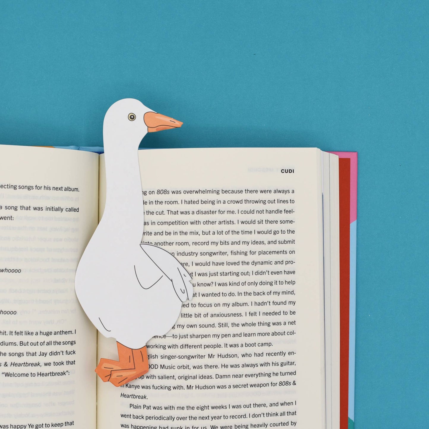 Humdrum Paper - Silly Goose Bookmark (it's die cut!)