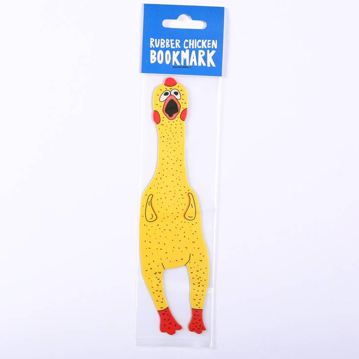 Humdrum Paper - Rubber Chicken Bookmark (it's die cut!)