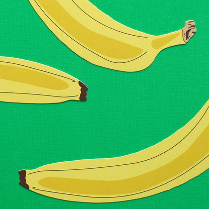 Humdrum Paper - Banana Bookmark (it's die cut!)