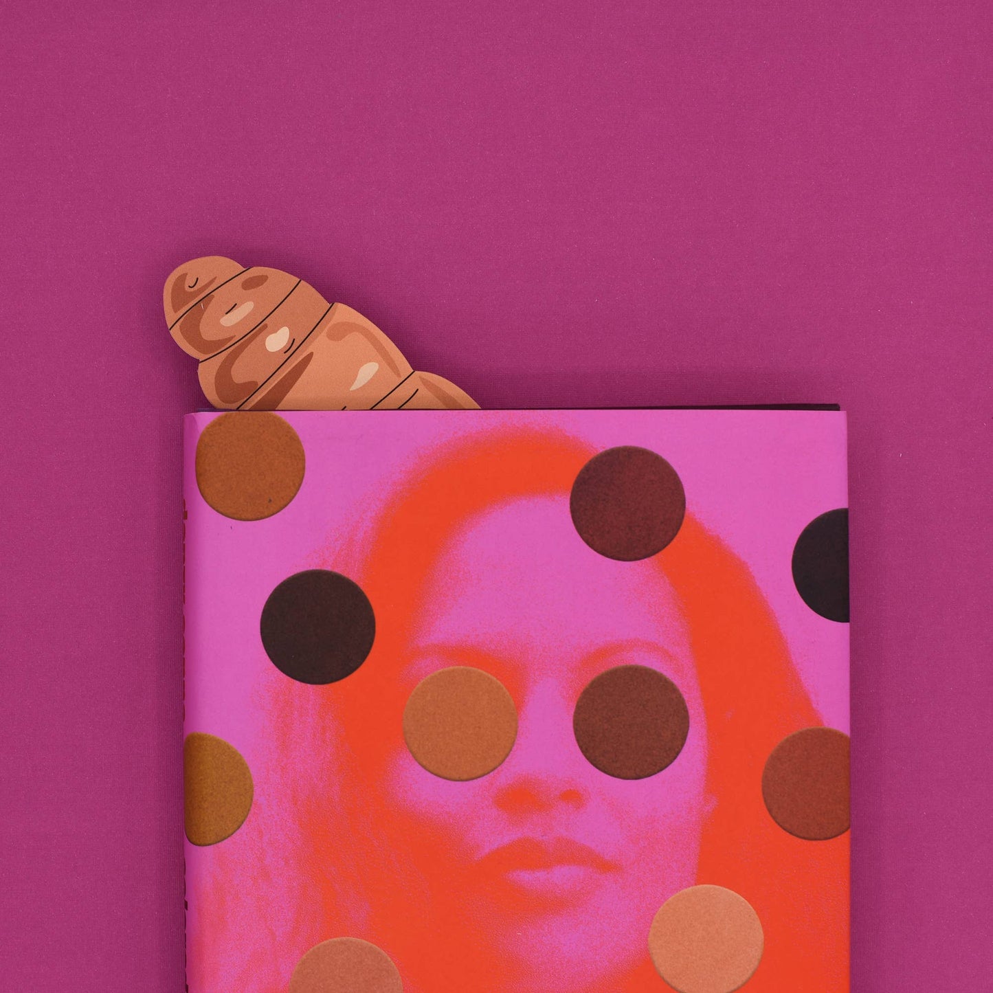 Humdrum Paper - Croissant Bookmark (it's die cut!)