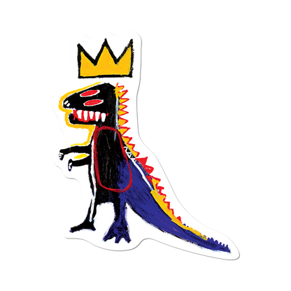 Pez Dispenser by Basquiat (Back to School) - Die-Cut Sticker