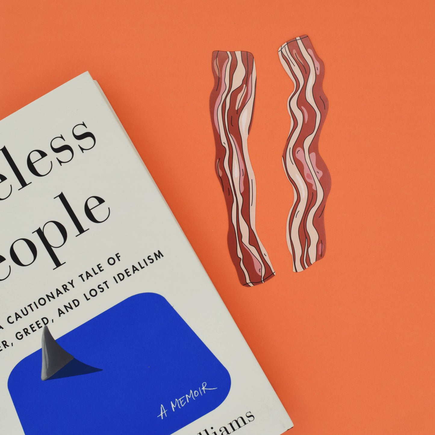 Humdrum Paper - Bacon Bookmarks (they're die cut!)