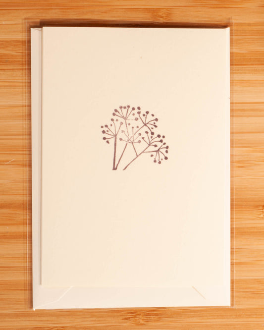 Carta Pura Greeting Card Elderberry