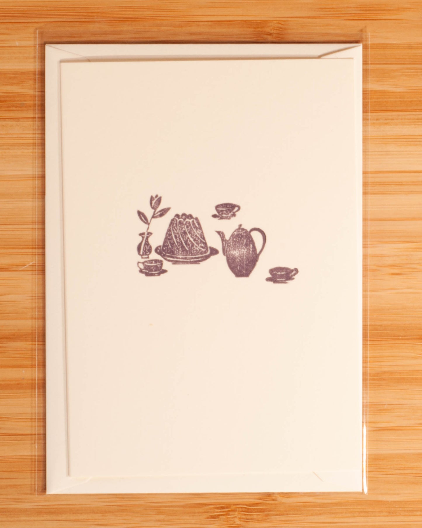 Carta Pura Greeting Card Marble Cake