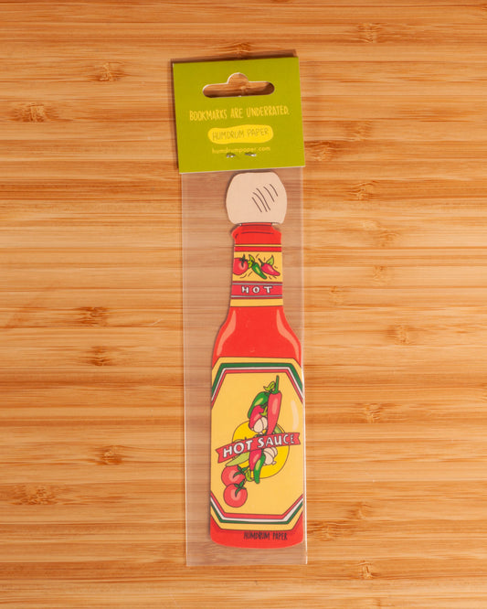 Humdrum Paper - Hot Sauce Bookmark (it's die cut!)
