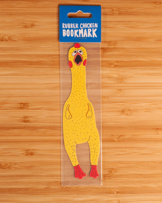 Humdrum Paper - Rubber Chicken Bookmark (it's die cut!)