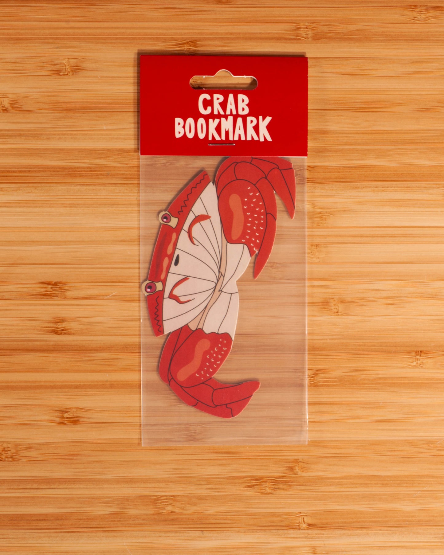 Humdrum Paper - Crab Bookmark (it's die cut!)