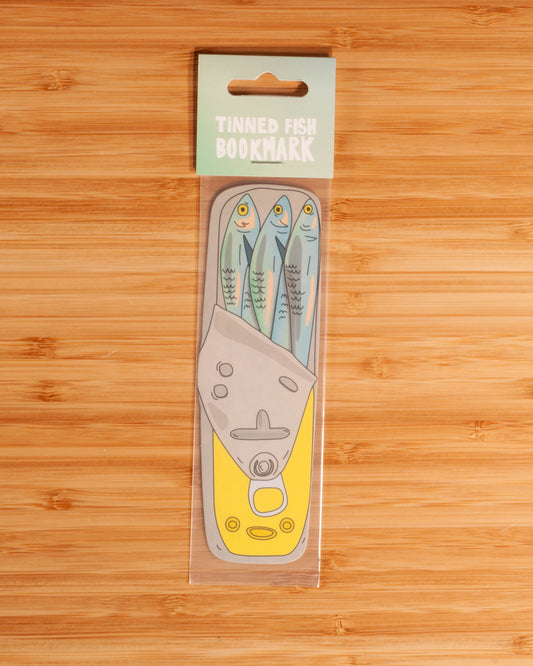 Humdrum Paper - Tinned Fish Bookmark (it's die cut!)