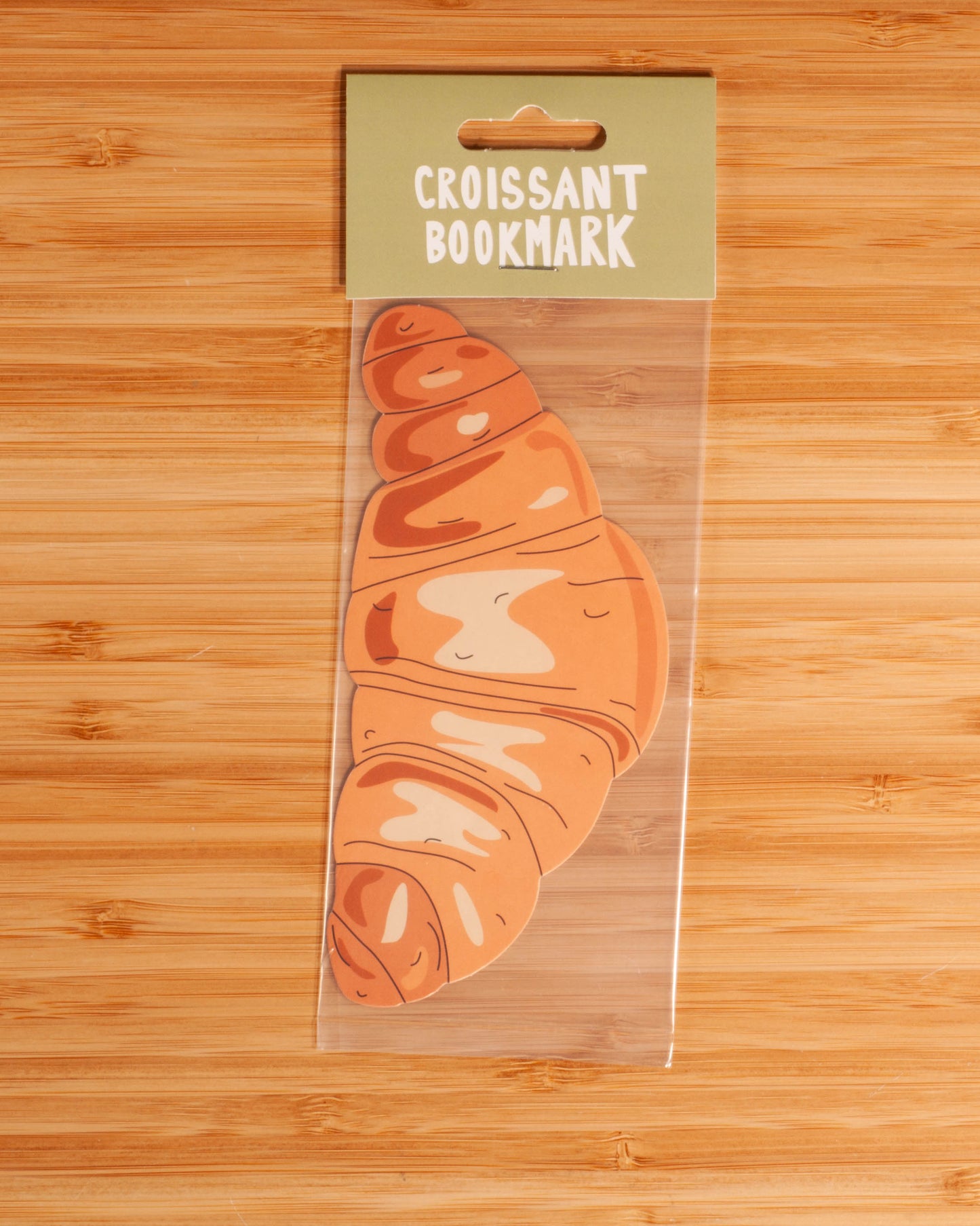 Humdrum Paper - Croissant Bookmark (it's die cut!)