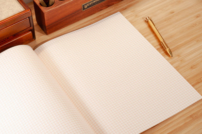 Carta Pura Heft - Large Orange Notebook