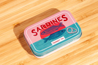 Sardine Tin - Stationery Trinket Tin