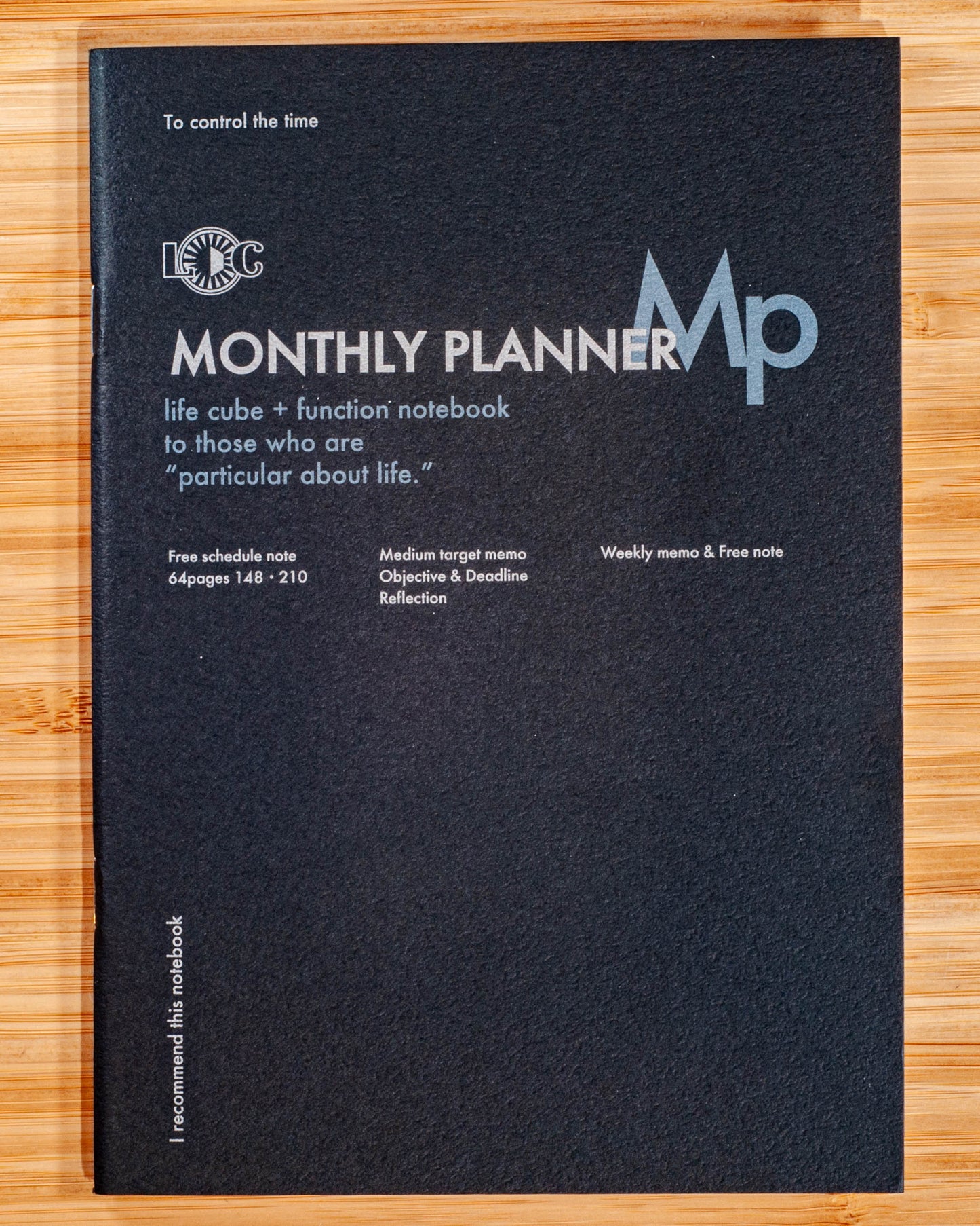 Luddite Function Notebook Monthly Planner - A5 -