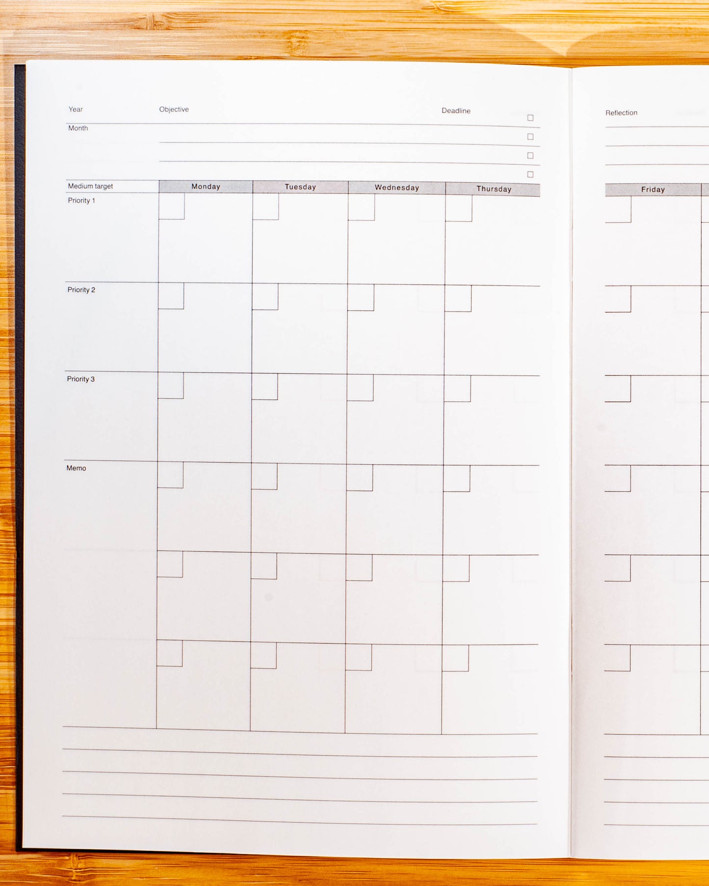 Luddite Function Notebook Monthly Planner - A5 -