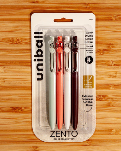Uniball Zento Four Pack
