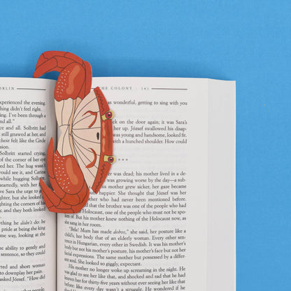 Humdrum Paper - Crab Bookmark (it's die cut!)