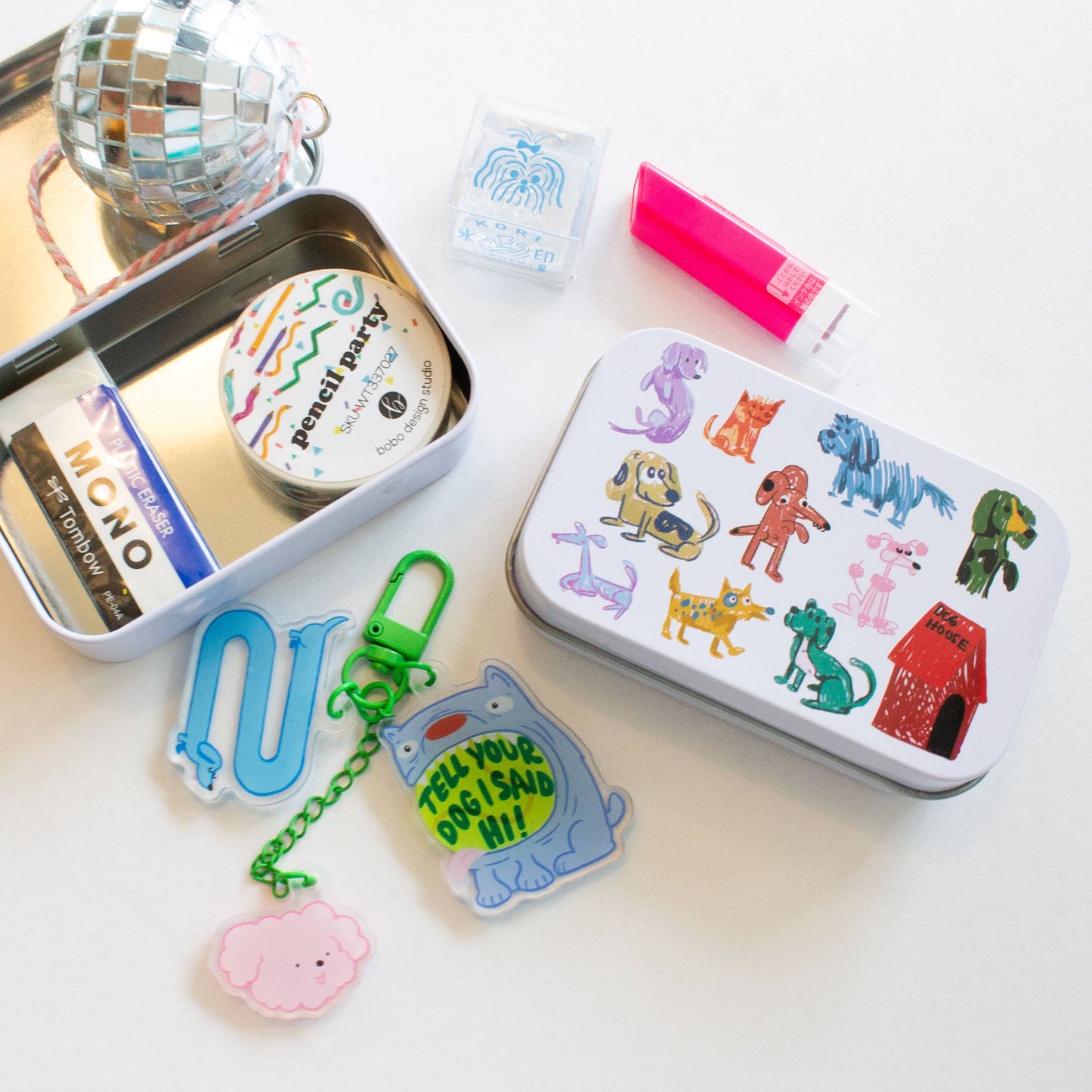 Dog Park- Stationery Trinket Tin