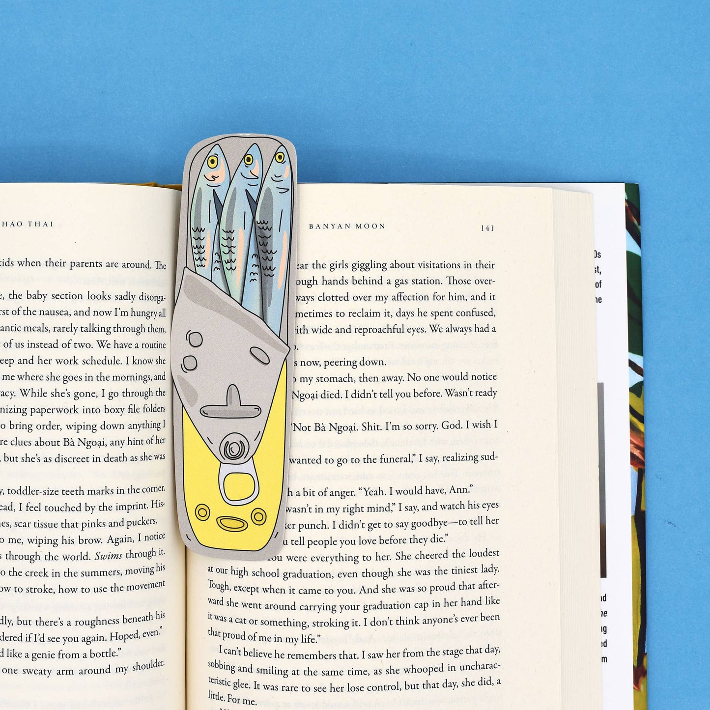 Humdrum Paper - Tinned Fish Bookmark (it's die cut!)