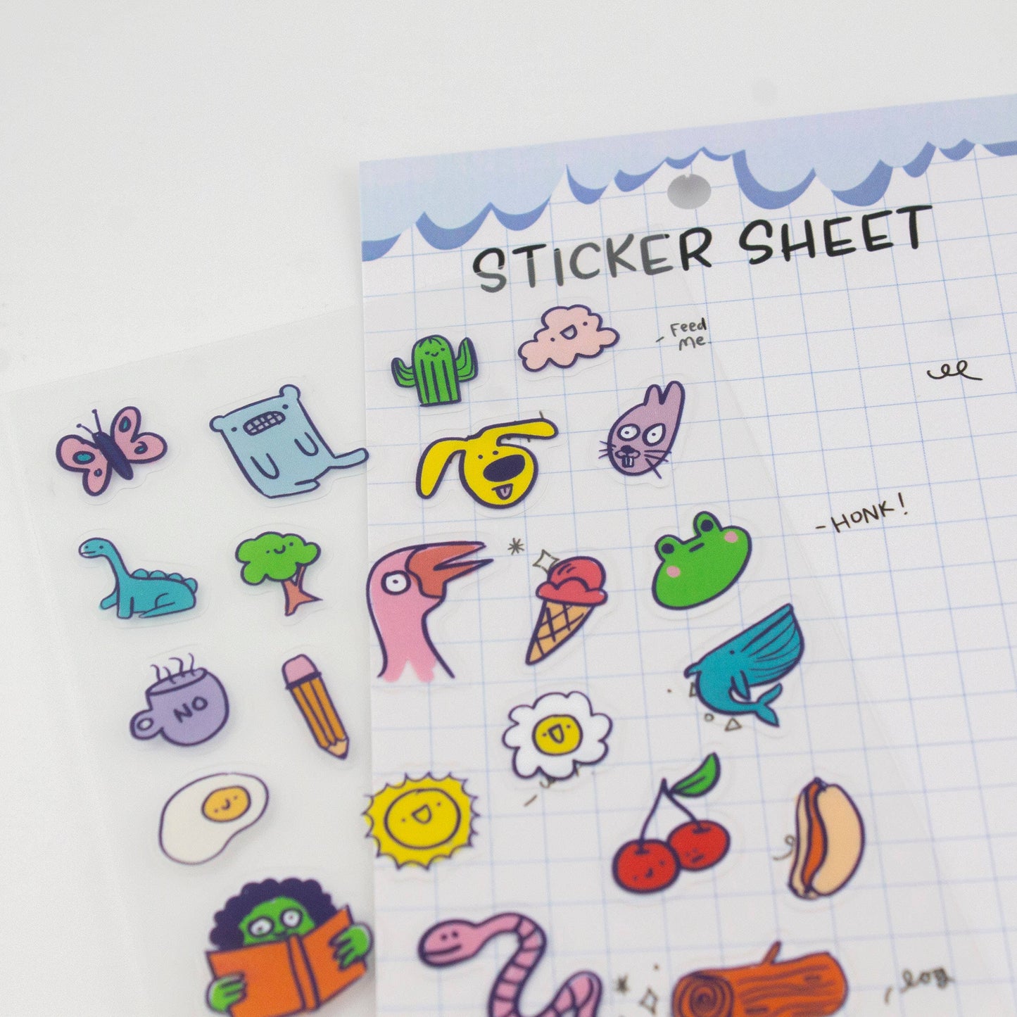 Stuff 02-Clear Planner Sticker Sheet