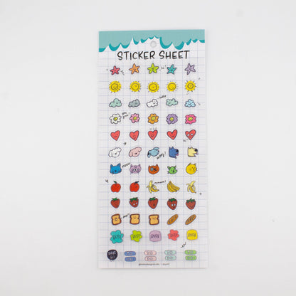 Days 01-Clear Planner Sticker Sheet