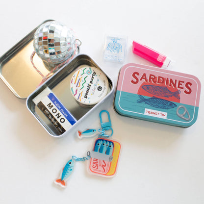 Sardine Tin - Stationery Trinket Tin